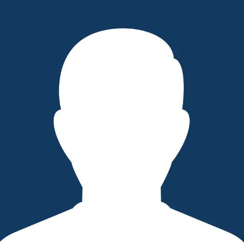 Placeholder headshot silhouette of a male CLE instructor on a navy background